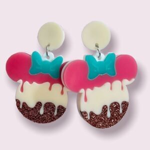 Disneyana mouse candy dipped earrings​